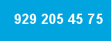 929 205 45 75